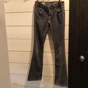 Gap corduroy jeans dark gray women’s size 25/0r